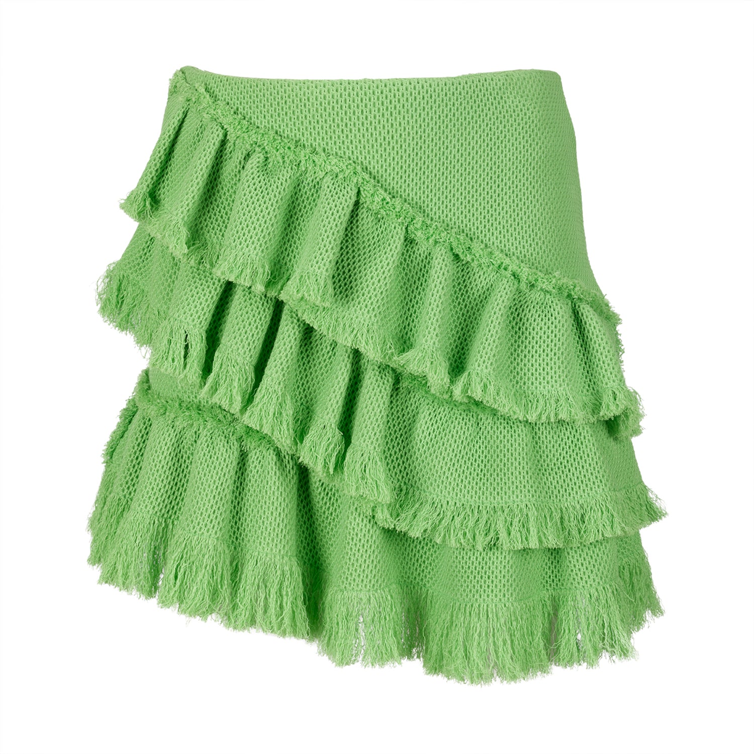 Knit Ruffled Skirt