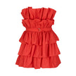 Ecocare Bandeau Dress with Ruffles