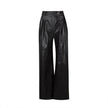 Denim Wide Pants with Transparent Foil