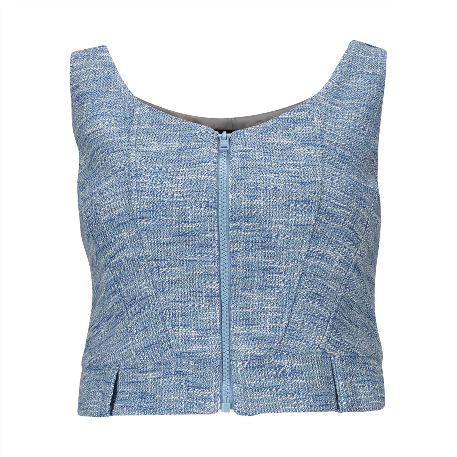 Cotton Vest with Zipper